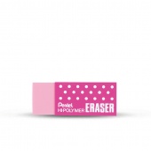 Ластик PENTEL "Hi-polymer eraser" карт. держатель