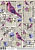декупажная карта А4 Гортензия и птицы 25г/м. Geronimo